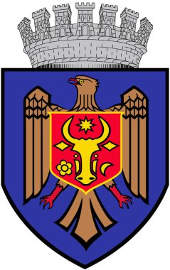 Chisinau şehir arması. Moldova
