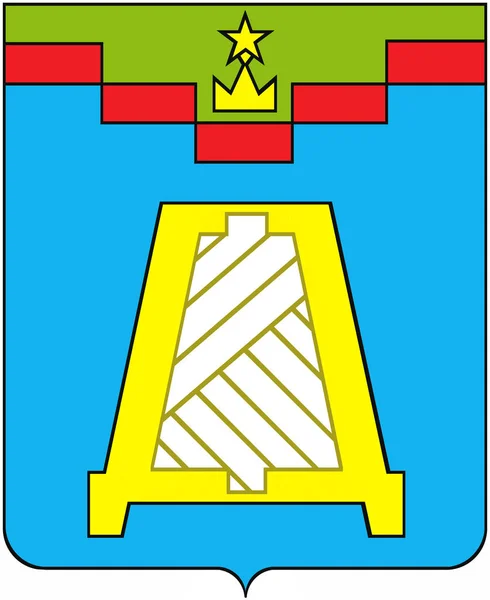 Coat of arms of the city Dedovsk 1989. Moscow region — Stock Photo, Image