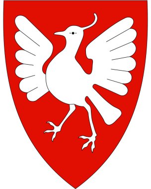 Brunet şehir arması. Norveç