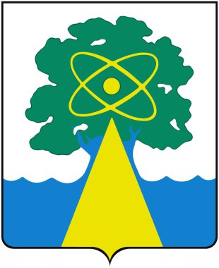 Şehir Dubna, Moscow region arması