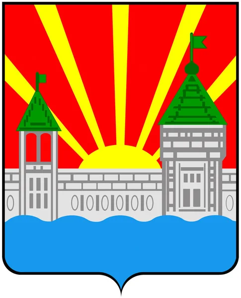 捷尔任斯基，莫斯科地区的徽章 — 图库照片