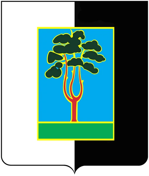 Herb miasta Chernogolovka. Moscow region — Zdjęcie stockowe