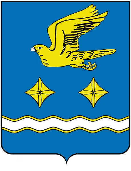 Coat of arms of the city of Stupino. Moscow region — Stock Photo, Image