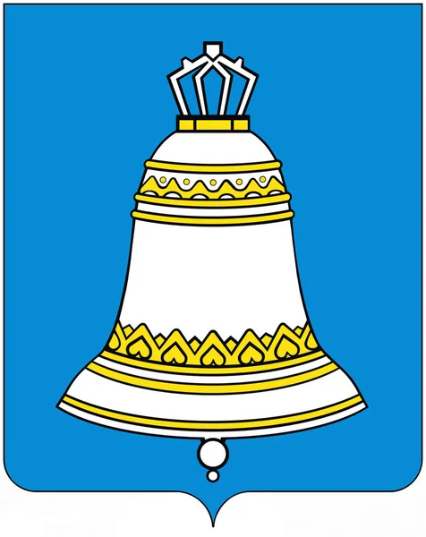Zvenigorod の都市の紋章付き外衣。モスクワ地方 — ストック写真