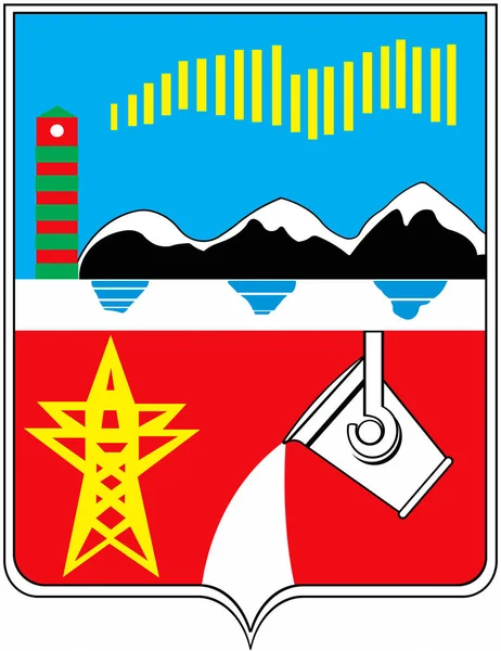 Coat of Pechenga. Murmansk region — Stock Photo, Image