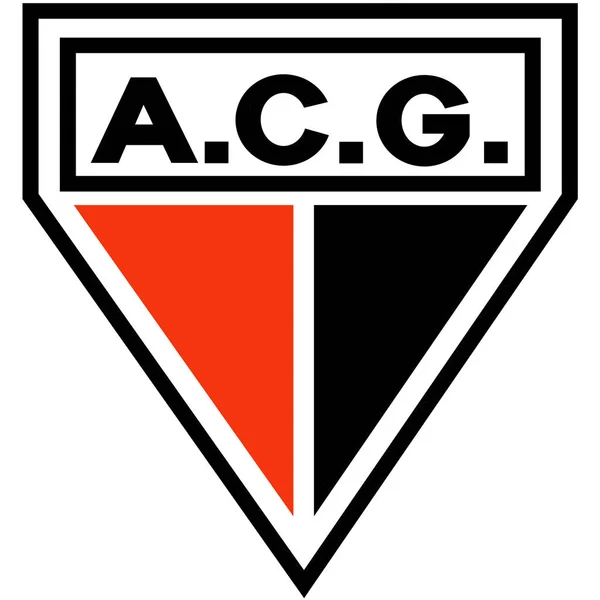 สัญลักษณ์ของชมรมฟุตบอล "Altico Clube Goianiense" บราซิล — ภาพถ่ายสต็อก
