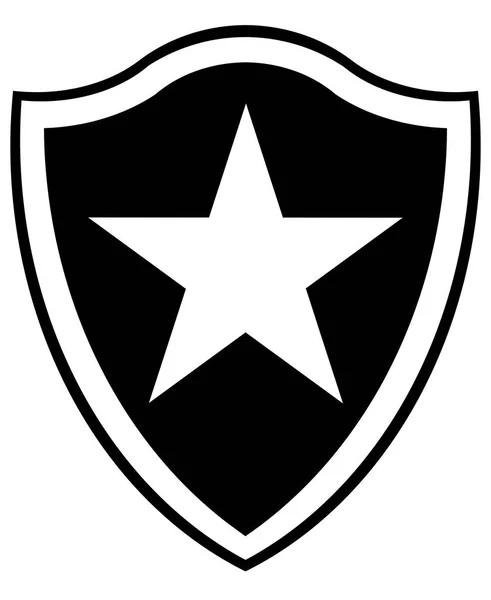 L'emblème du club de football Botafogo. Brésil — Photo