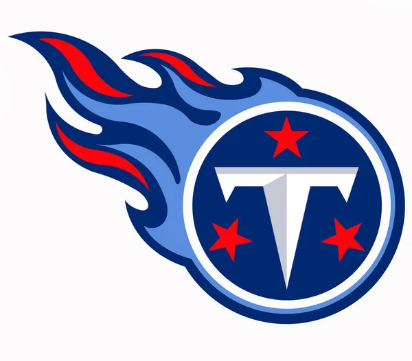 O emblema do clube de futebol Tennessee Titans. Estados Unidos — Fotografia de Stock