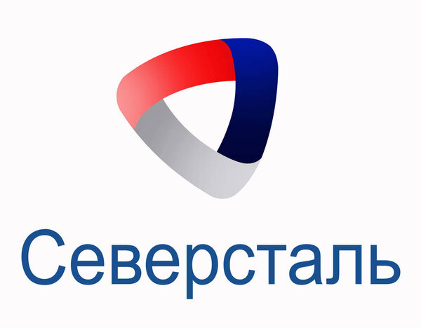 The logo of the hockey club "Severstal". Cherepovets