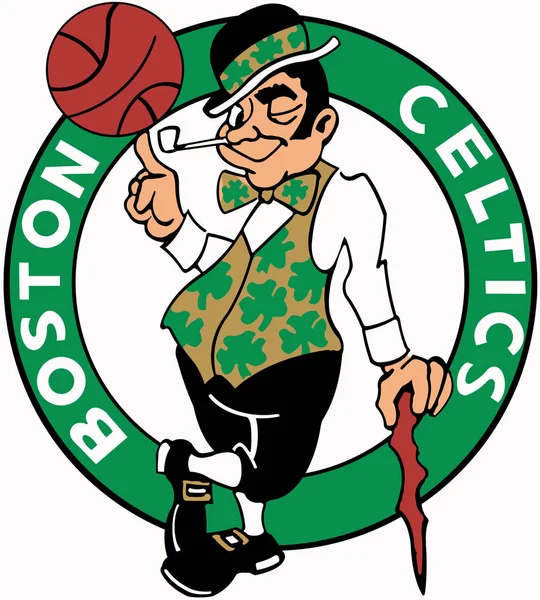 O emblema do clube de basquete Boston Celtics. Estados Unidos — Fotografia de Stock