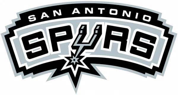 The emblem of the basketball club "San Antonio Spurs". USA — Stock Photo, Image