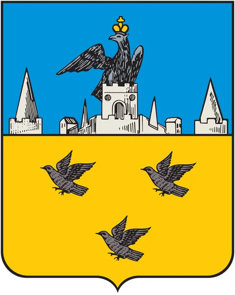 Escudo de armas de la ciudad Livny 1781. Región de Oryol — Foto de Stock