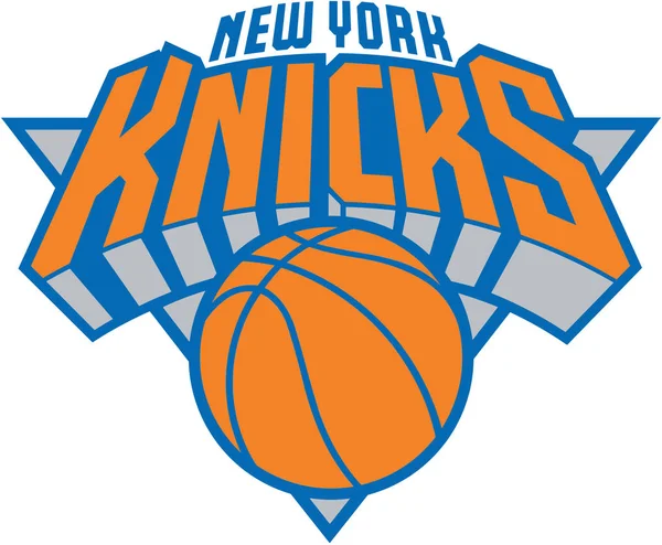 O emblema do clube de basquete "New York Knicks". Estados Unidos — Fotografia de Stock