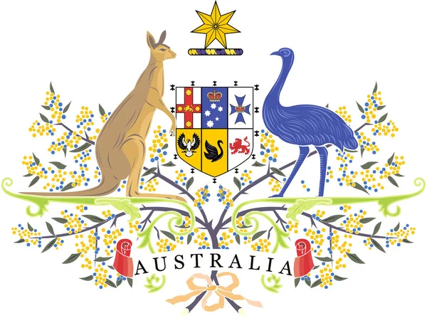 Herb australii — Zdjęcie stockowe