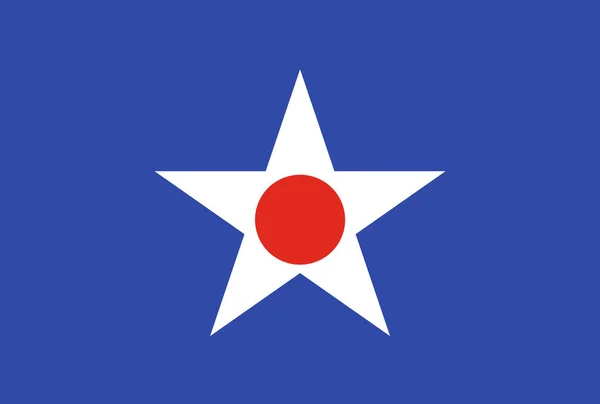 Flag of the city of Asahikawa. Japan — Stock Photo, Image