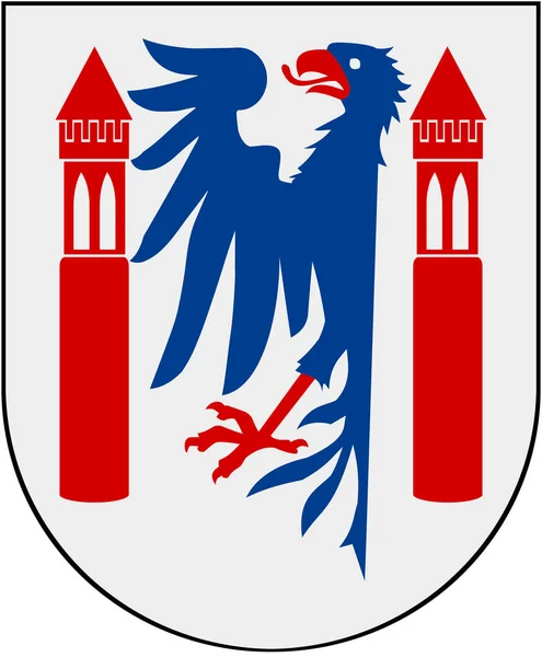 Herb miasta Karlstad. Szwecja — Zdjęcie stockowe