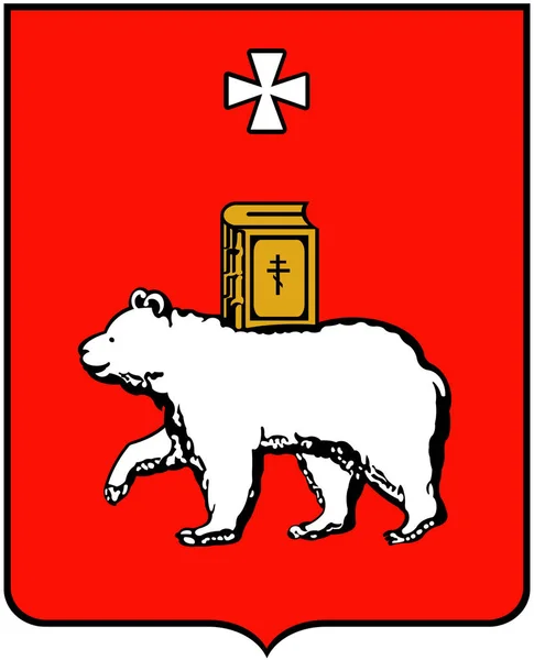 Escudo de armas de la ciudad de Perm —  Fotos de Stock