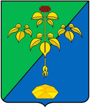 Partizansk şehir arması. Primorsky Krai.