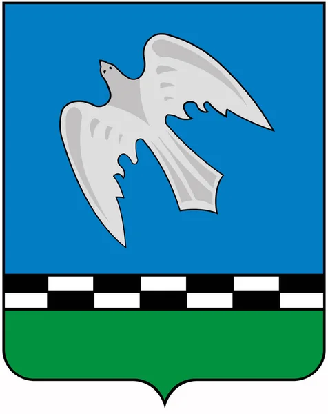Escudo de Novosokolniki. Región de Pskov —  Fotos de Stock