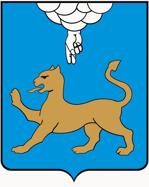 Герб города Пскова — стоковое фото