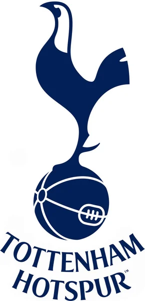 Het embleem van de voetbalclub "Tottenham Hotspur". Engeland — Stockfoto