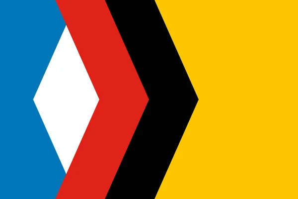 Flaga miasta Engels. Saratov region. Rosja — Zdjęcie stockowe