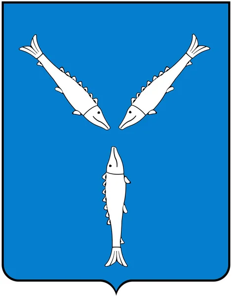 Wapenschild van de stad van Saratov — Stockfoto