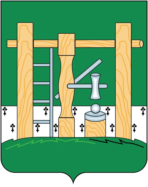 Herb Alapaevsk. W regionie Sverdlovsk — Zdjęcie stockowe