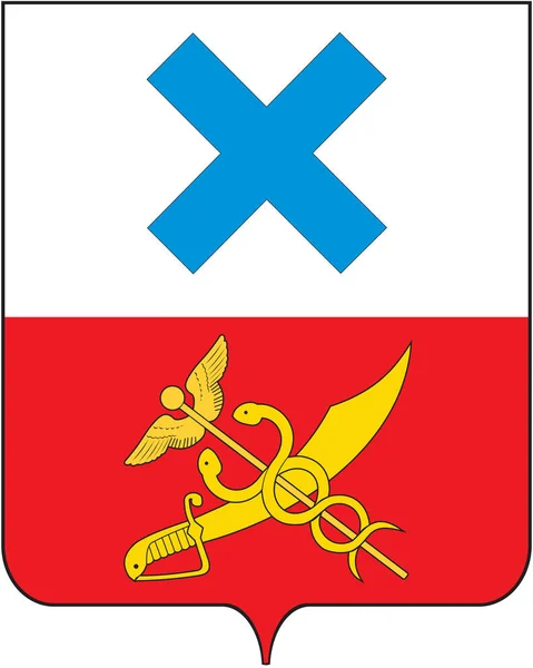 Wappen der Stadt Irbit. Gebiet Swerdlowsk — Stockfoto