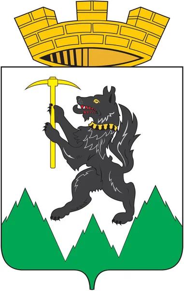 Escudo de Kirovgrad. Región de Sverdlovsk —  Fotos de Stock
