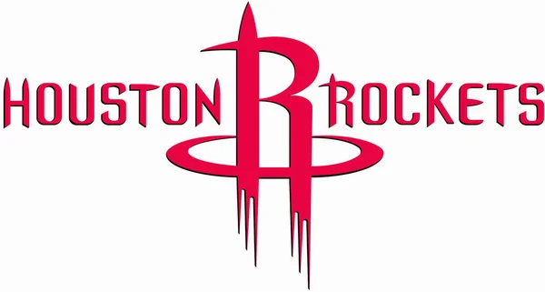 El emblema del club de baloncesto "Houston Rockets". Estados Unidos — Foto de Stock