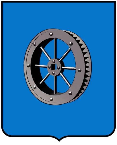 Escudo de armas de la ciudad Yalutorovsk 2003.. Tyumen región — Foto de Stock