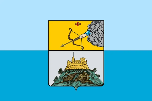 Flag of the city of Sarapul 1781. Udmurtia — Stock Photo, Image