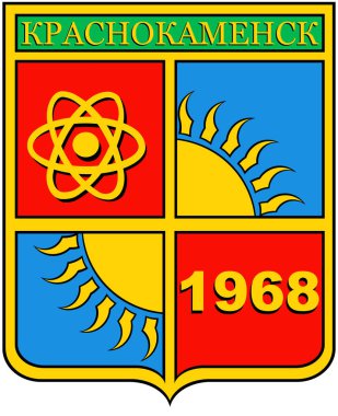 Krasnokamensk şehir arması. Chita bölgesi