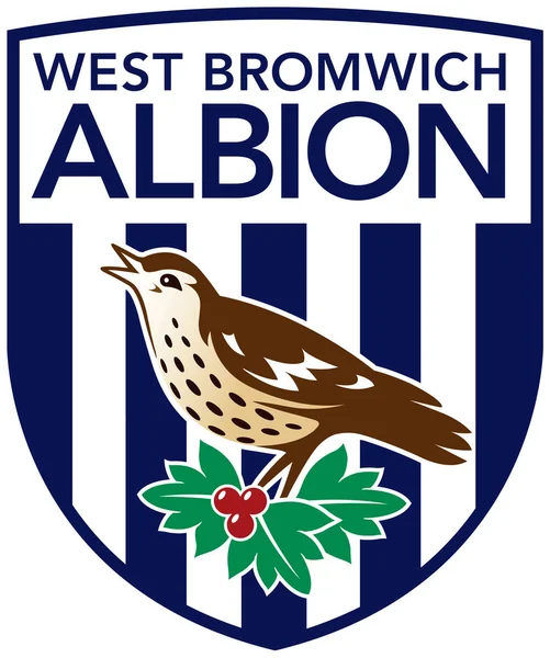 Emblem av fotbollsklubben "West Bromwich Albion Football Club". England — Stockfoto