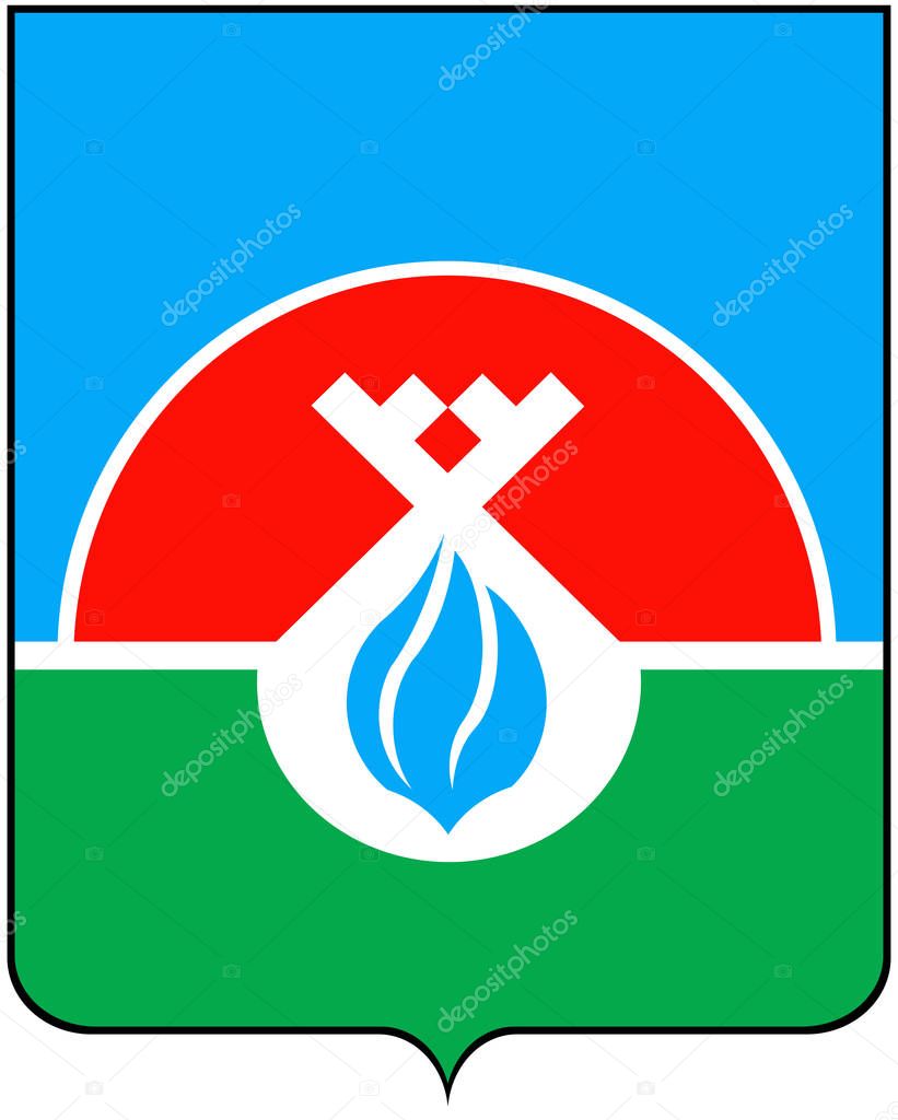 Coat of arms of the city of Nadym