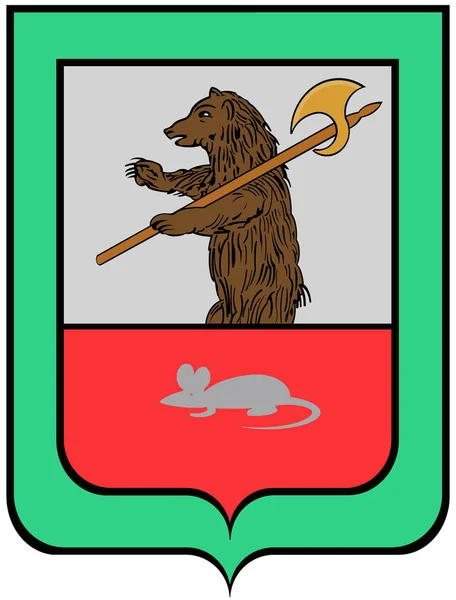 Coat of arms of the city of Myshkin. Yaroslavl region — Stock Photo, Image