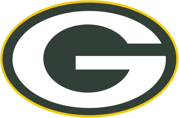 Emblem av fotbollsklubben "Green Bay Packers". USA — Stockfoto