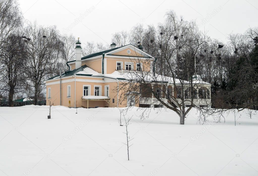 Manor house L.I.Kashinoy. Konstantinovo village, Ryazan region, Russia