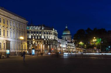 Saray Meydanı. Saint Isaac's Katedrali. St. Petersburg