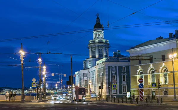 San Petersburgo. Vista de la Kunstkamera — Foto de Stock