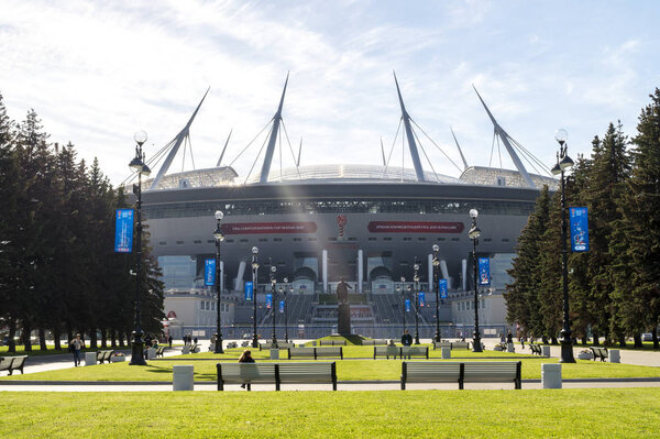 Новый футбольный стадион "Крестовский". Санкт-Петербург
