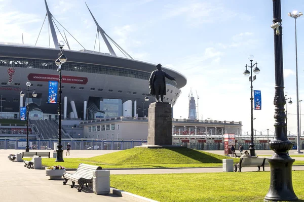 Новий футбольний стадіон "Крестовському острові". Санкт-Петербург — стокове фото