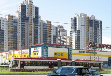 Sokak Savushkina. St. Petersburg