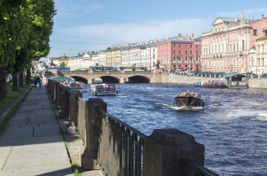 Anichkov Köprüsü. Fontanka. St. Petersburg