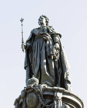 İmparatoriçe Catherine II. Anıt St. Petersburg