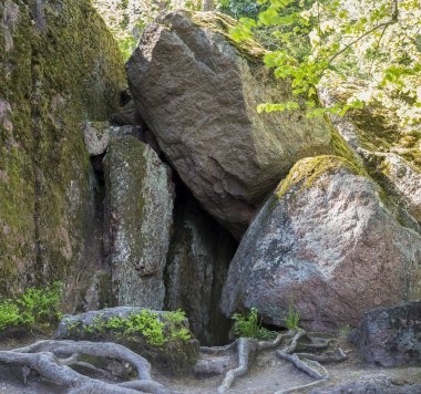 Vyborg, park Mon Repos. Grotto arzu