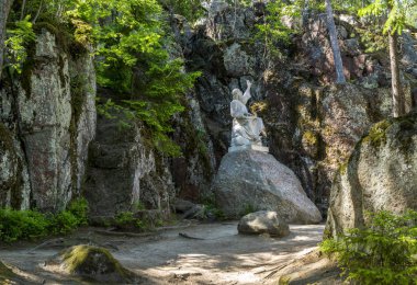 Vyborg. Monrepos Park. 