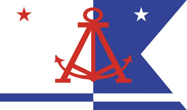Bandeira da cidade de Alameda. Estados Unidos — Fotografia de Stock