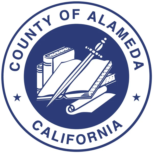 Alameda County címer. Amerikai Egyesült Államok — Stock Fotó